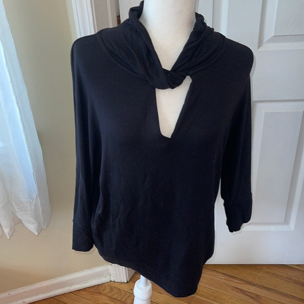 NWOT Market & Spruce long sleeve choker tee L 10-12